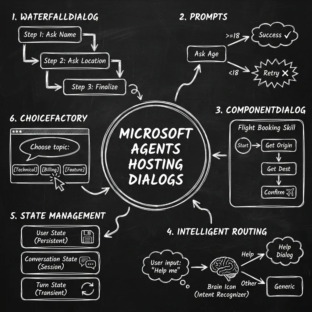 M365 Agent Dialogs Diagram
