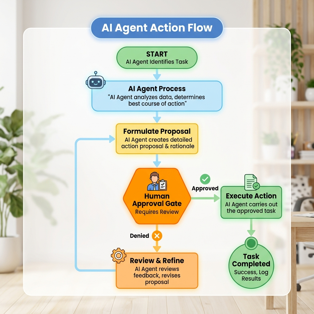 Human in the Loop Flowchart