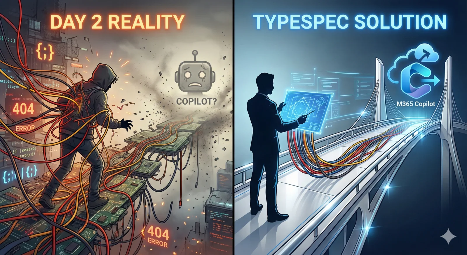 The "Day 2" Problem: Why TypeSpec is the Missing Link in M365 Copilot Development